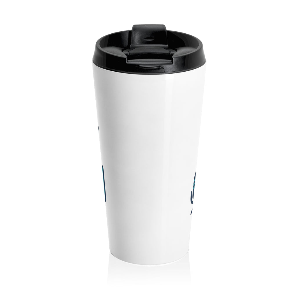 Travel Mug — "Dawn Patrol" Coffee & Sunrise Stainless Steel Tumbler