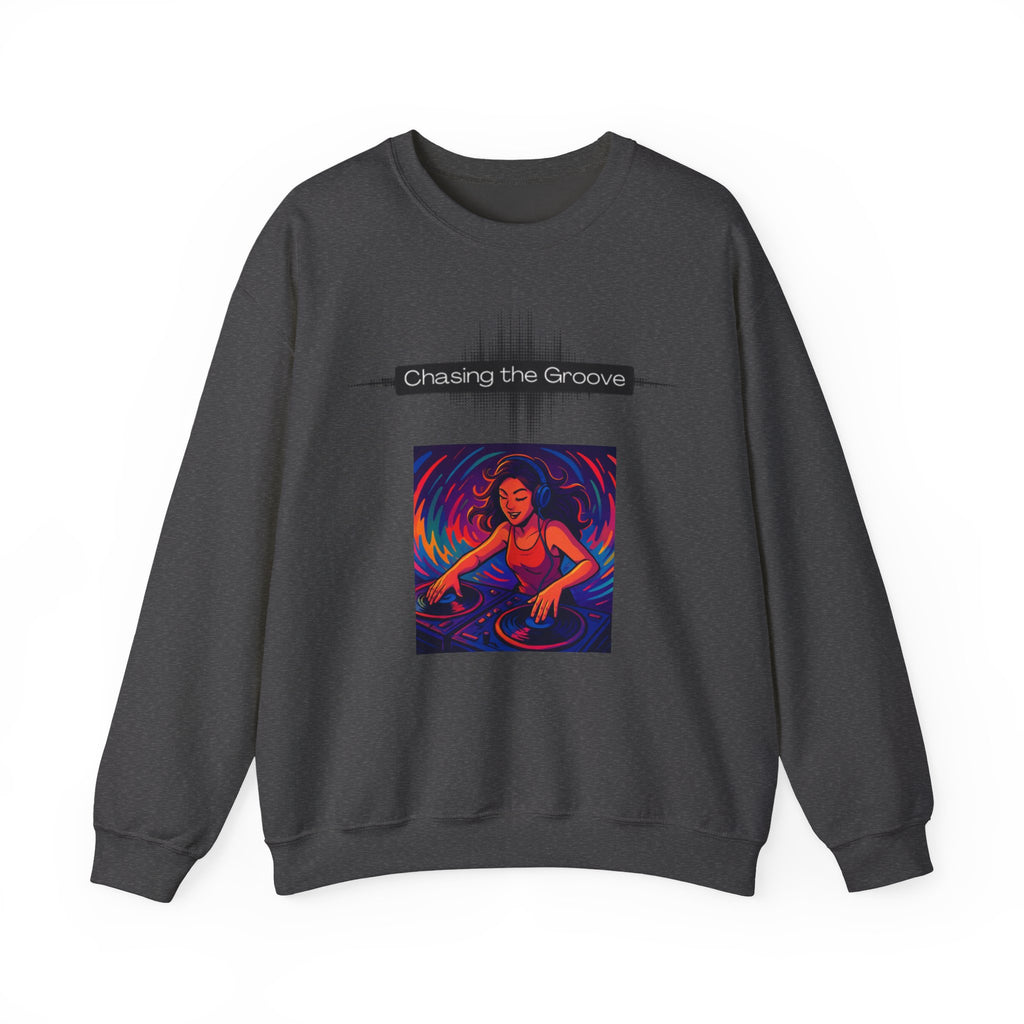 “Chasing the Groove” Soundwave Music Pullover--Crewneck Sweatshirt