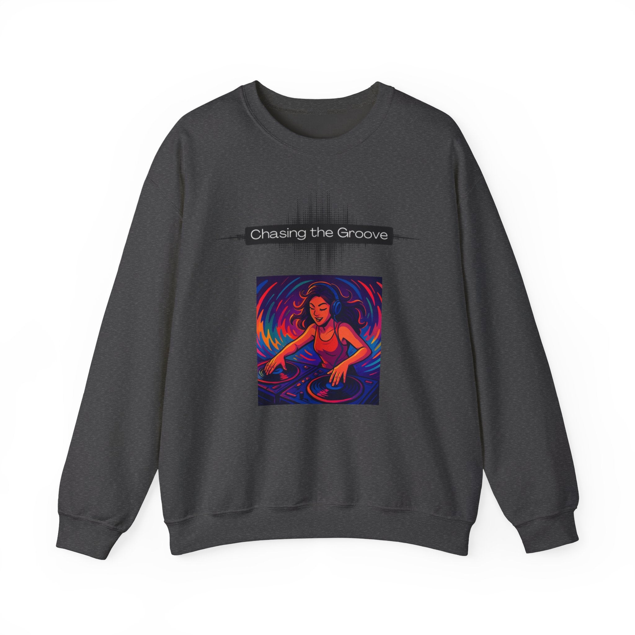 “Chasing the Groove” Soundwave Music Pullover--Crewneck Sweatshirt