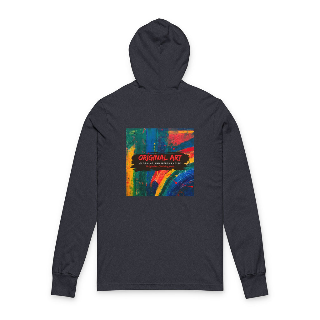Lightning Prism Hoodie Tee — Retro Rainbow Bolt Graphic Long-Sleeve