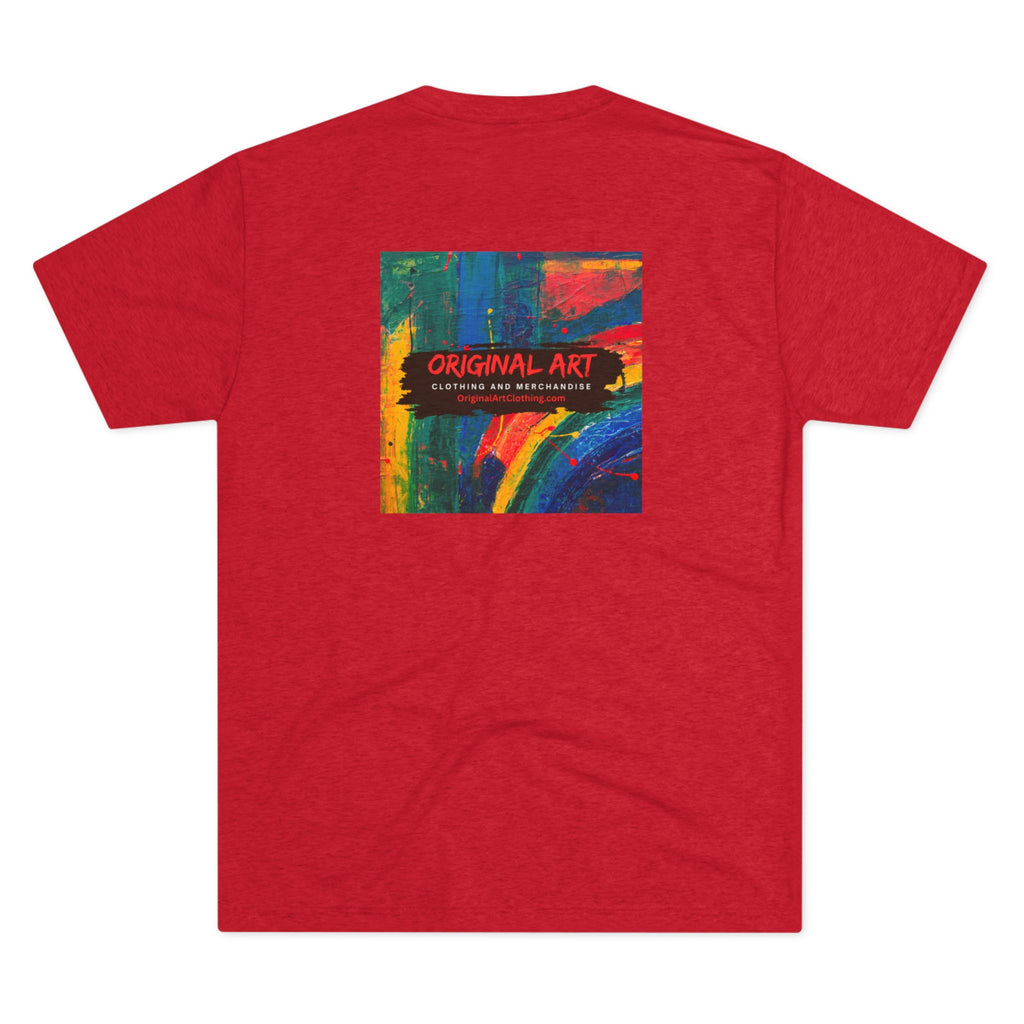 Artistic Apple Graphic Tee — Original Art Square Print