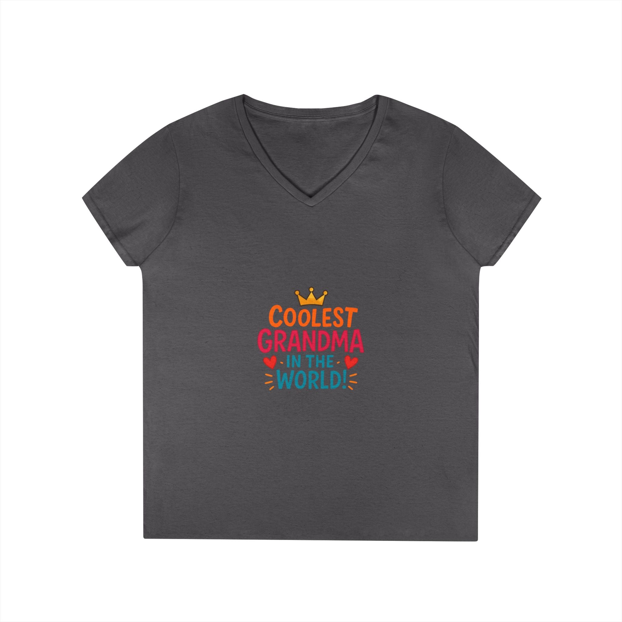 Coolest Grandma in the World V-Neck T-Shirt