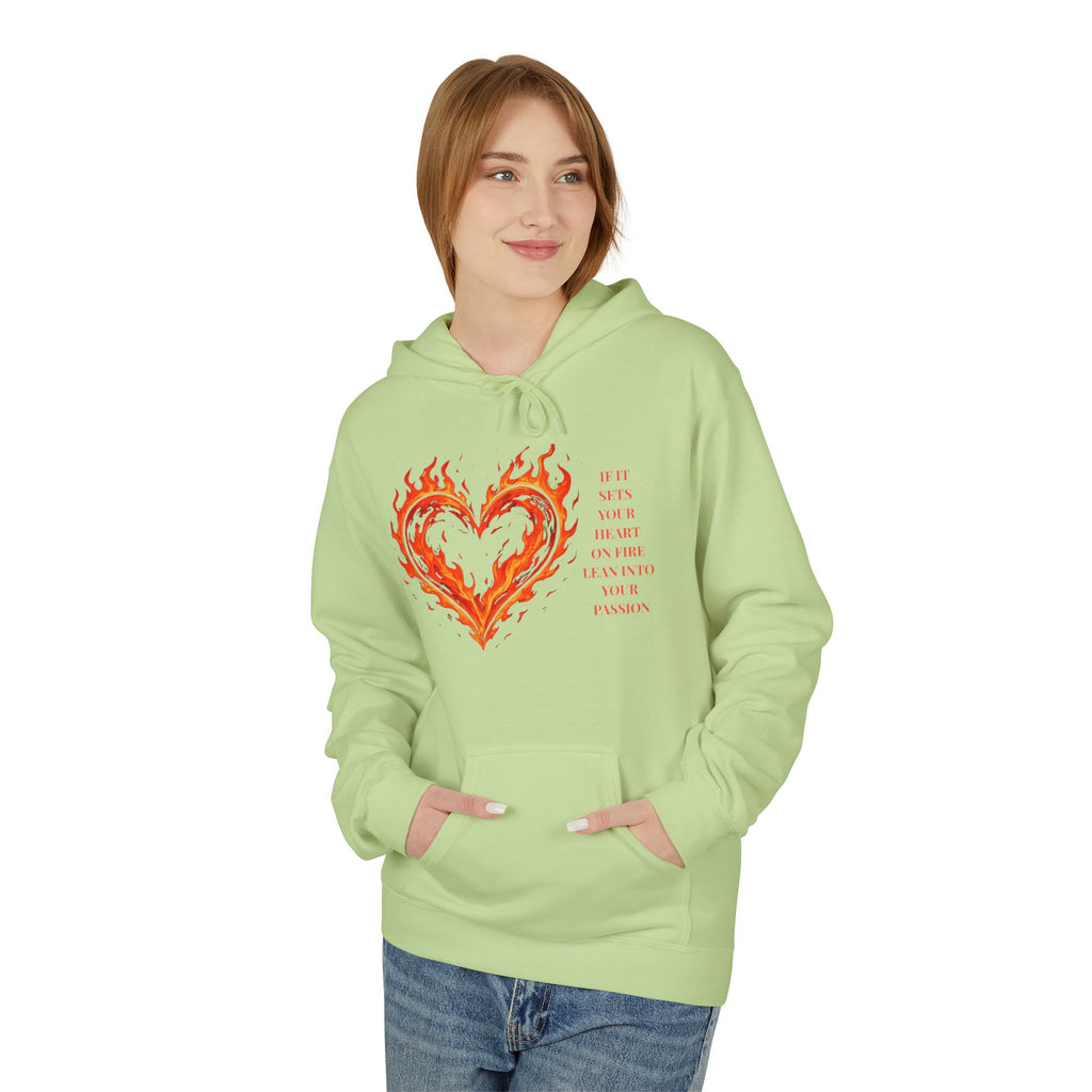 If It Sets Your Heart On Fire Graphic Pullover