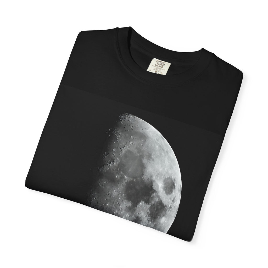 Moon Phase Unisex Garment-Dyed T-Shirt, Celestial T-Shirt, Lunar T-Shirt, Space Lover Gift, Astrology Tee, Casual Astronomy Wear