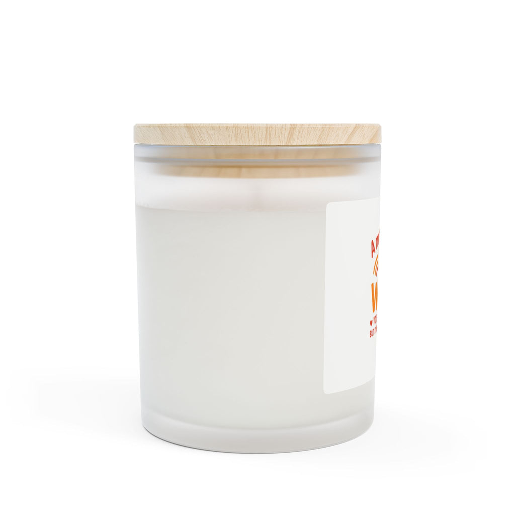 "A Mom's Love is Like Wi‑Fi" Scented Frosted Candle