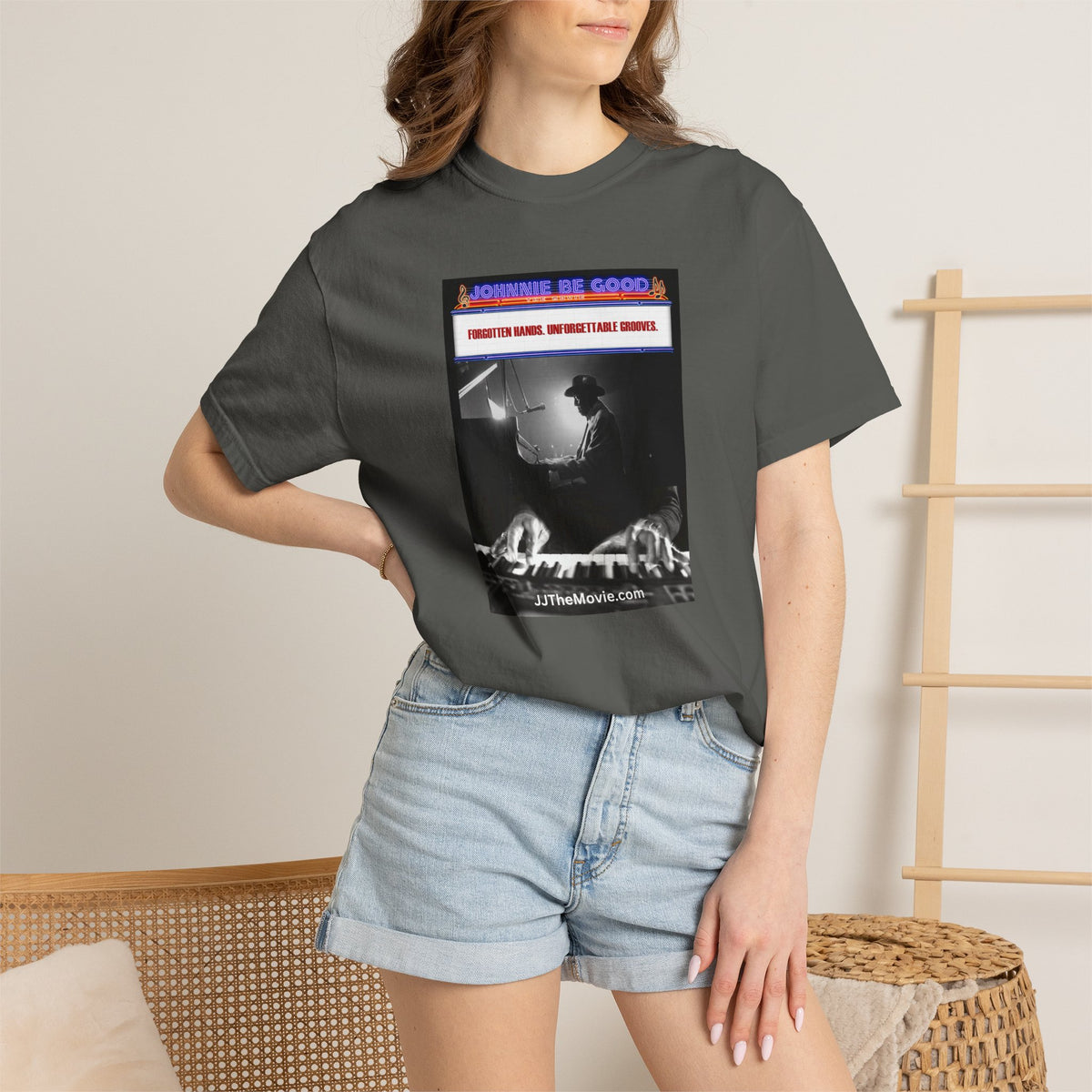 Team Johnnie Graphic T-Shirt — "Johnnie Be Good" Retro Rock Tee
