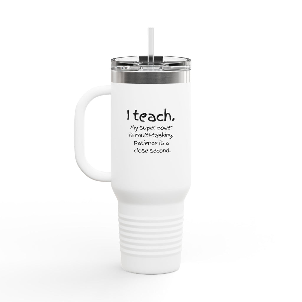40oz Insulated Travel Mug — Colorful Original Art Print