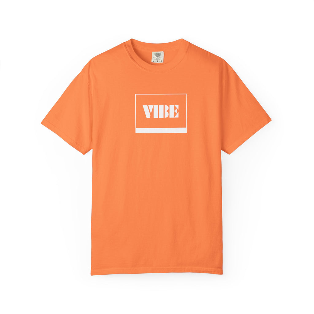 Vibe Unisex Garment-Dyed T-shirt | Casual Wear, Summer Fashion, Gift for Friends, Positive Vibes, Unique Streetwear