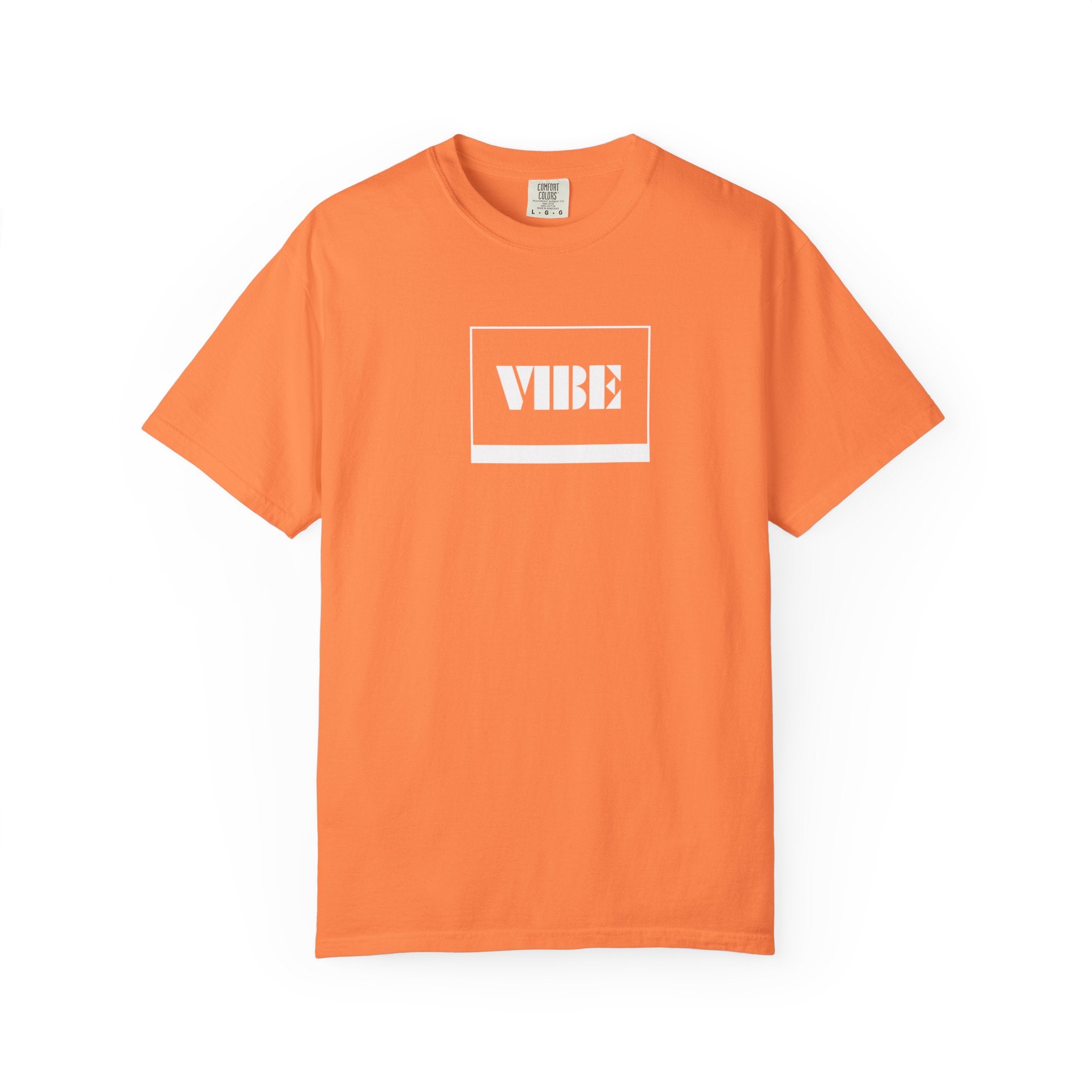 Vibe Unisex Garment-Dyed T-shirt | Casual Wear, Summer Fashion, Gift for Friends, Positive Vibes, Unique Streetwear