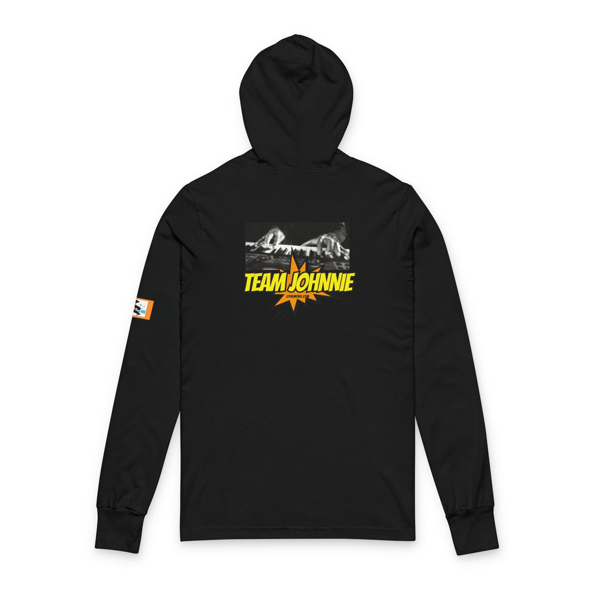 Team Johnnie Graphic Hooded Long Sleeve Tee