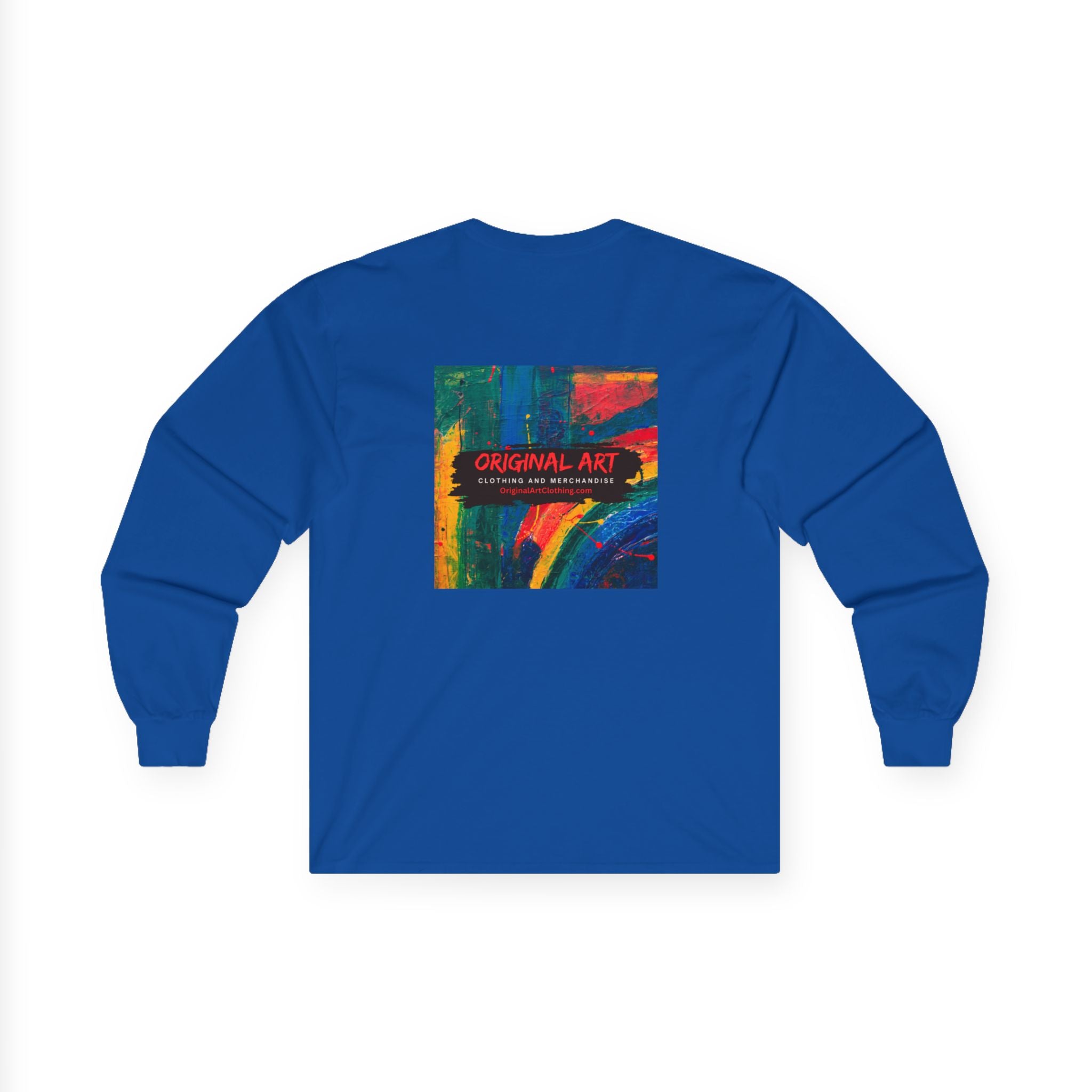 What Up! Long Sleeve Tee — 'Original Art' Graphic Cotton Shirt