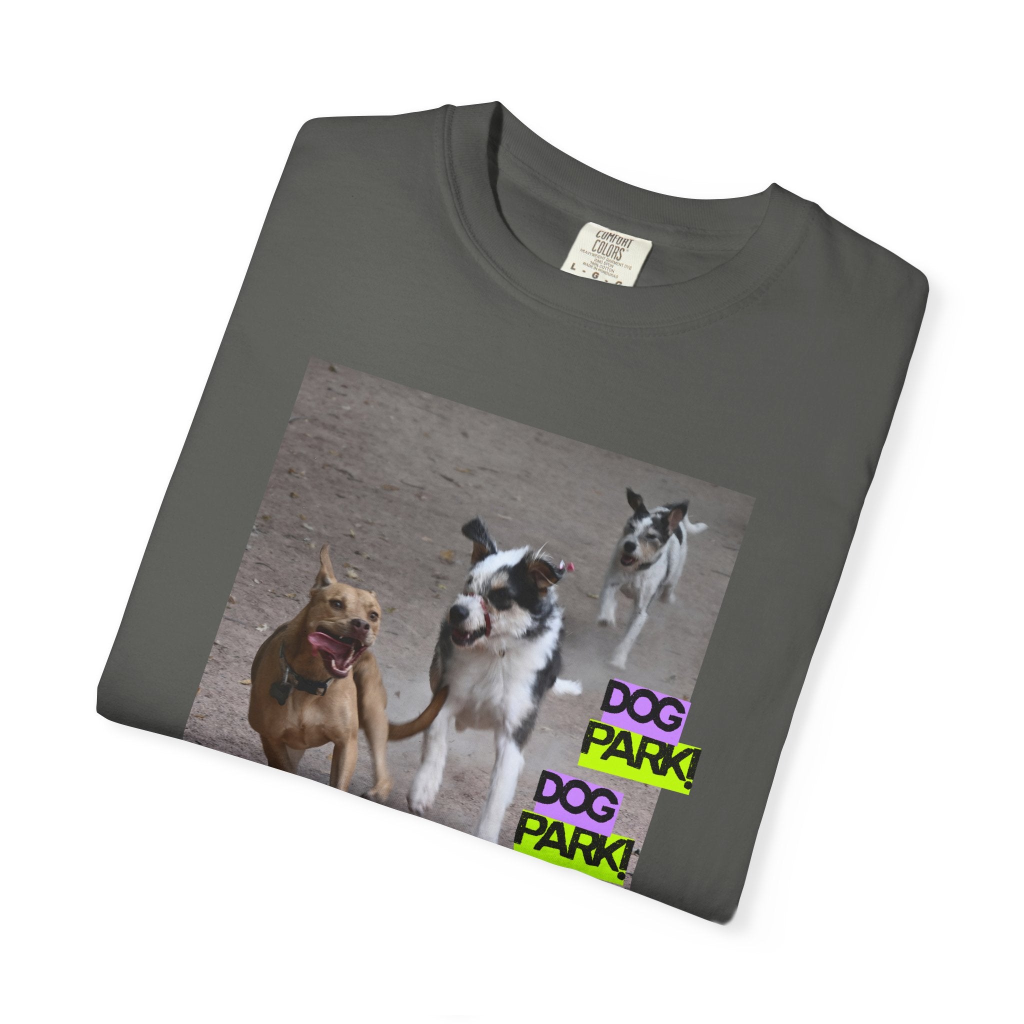 Dog Park Graphic Tee | Fun Pet Lover Shirt, Casual Dog Parent Apparel, Unique Gift for Dog Owners, Animal Lover Fashion