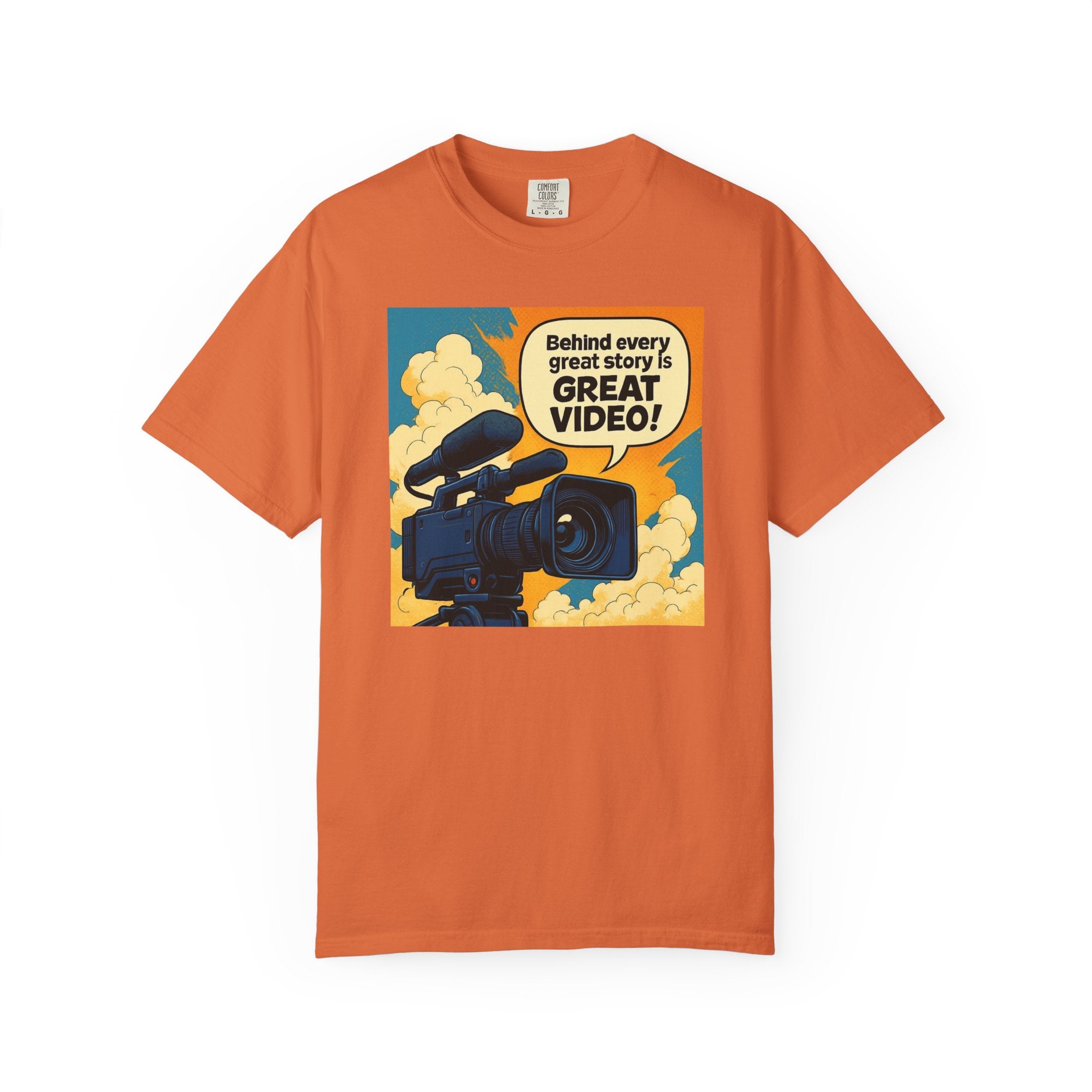 TV News Videographer Unisex Garment-Dyed T-shirt