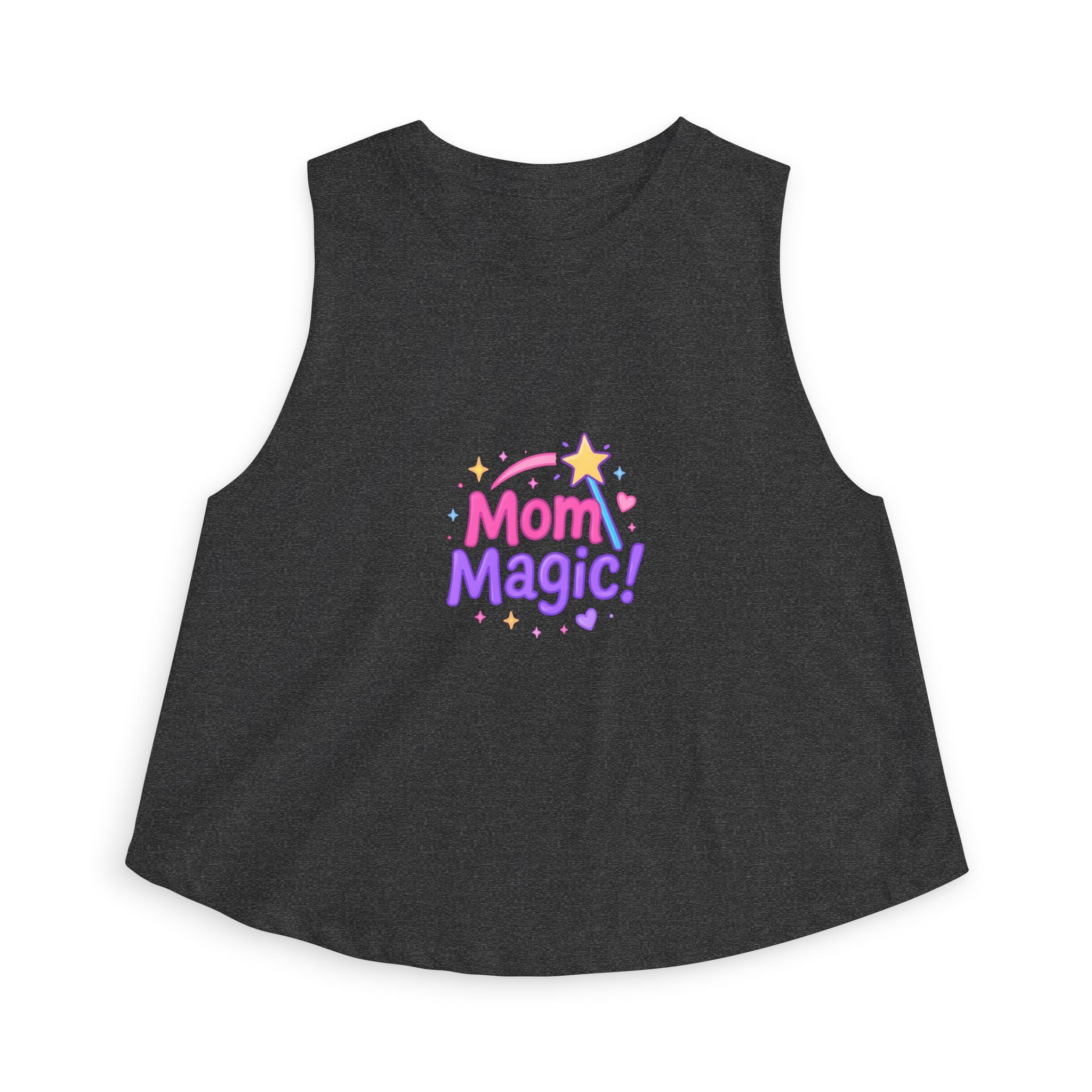 Mom Magic Crop Top — Cute Pastel Mother's Day Tank