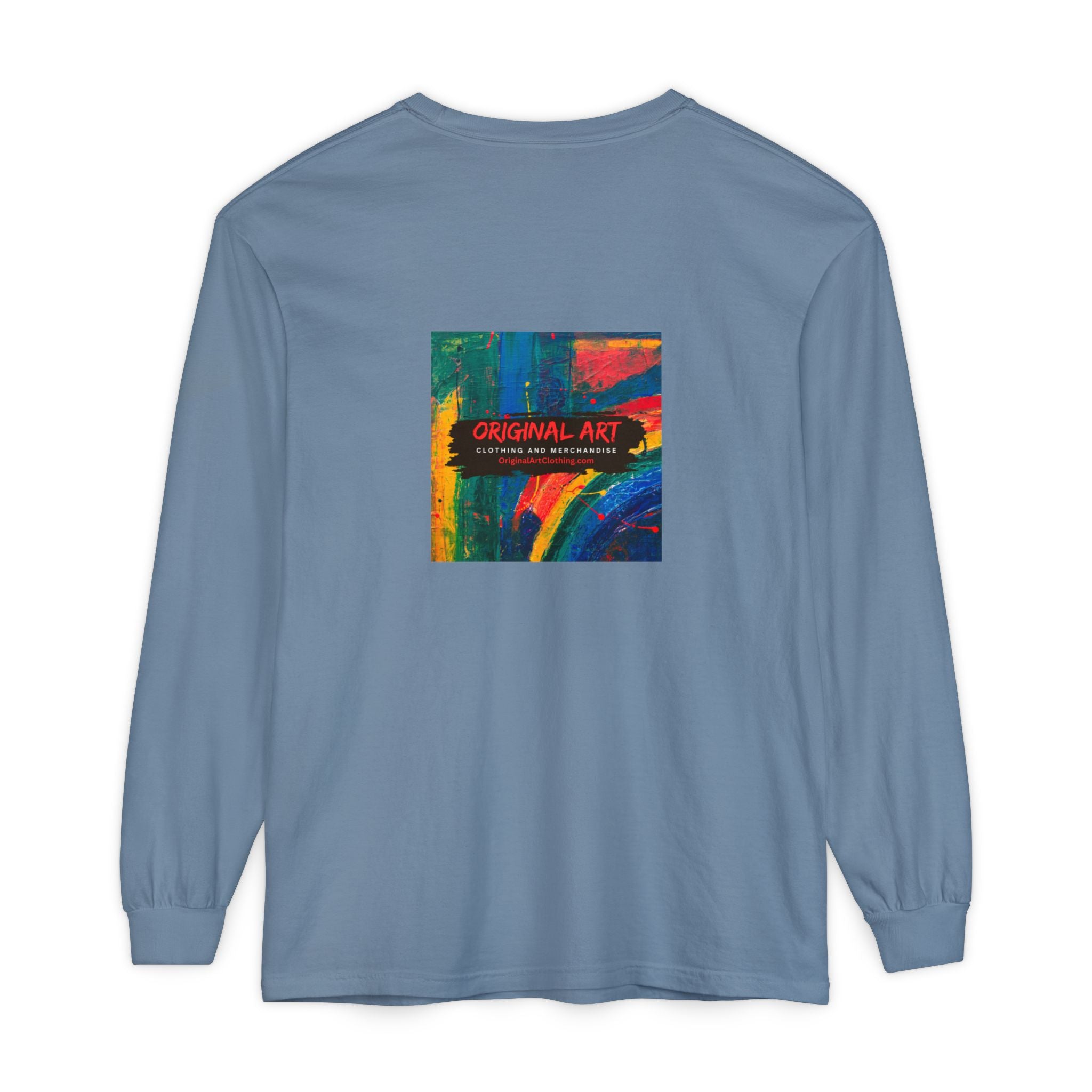 Producing is my super power! Long Sleeve T‑Shirt — Retro Comic Book Girl Graphic (Original Art)