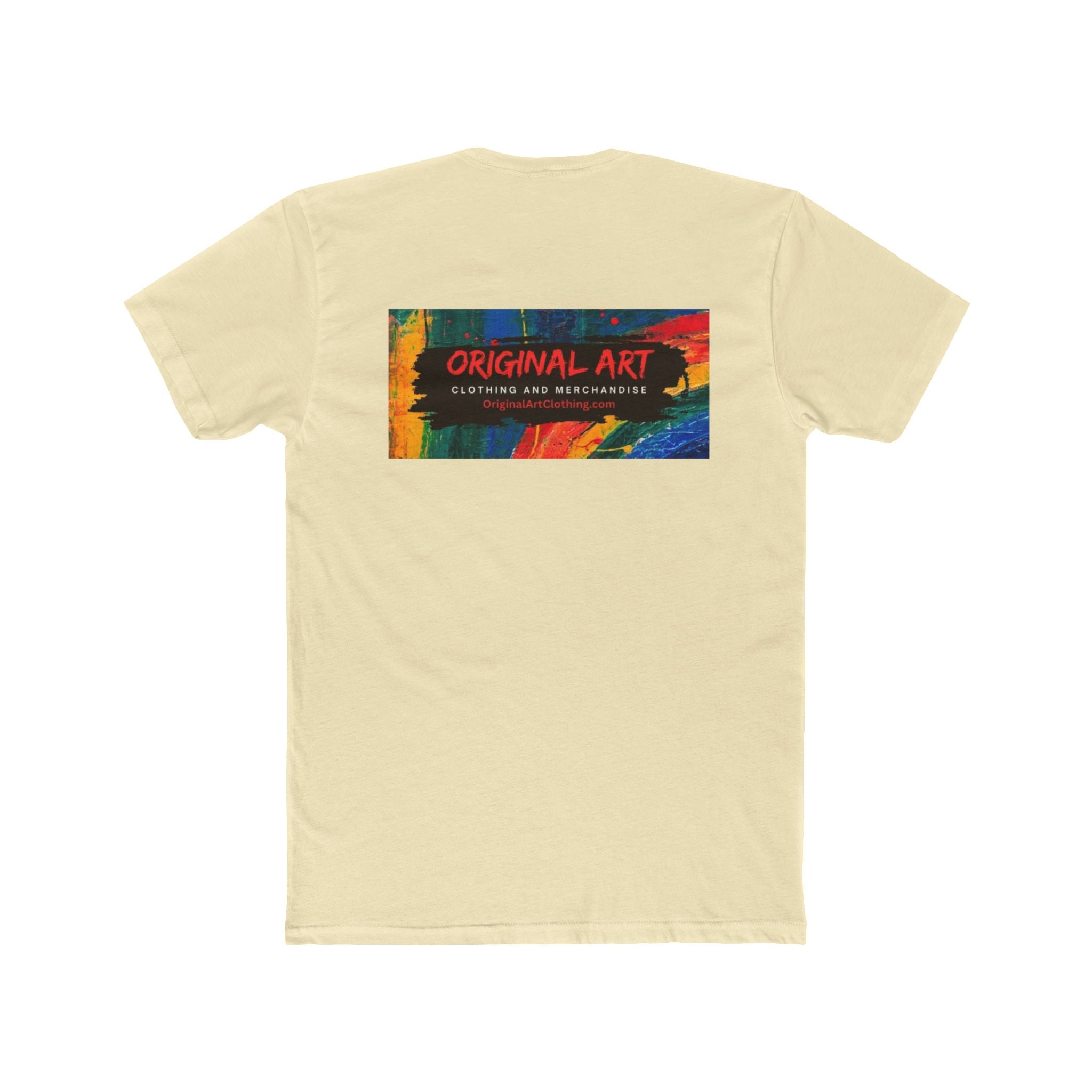 Happy Hour Crew Tee — "Happy Hour" Text Front & Original Art Back Cotton T‑Shirt