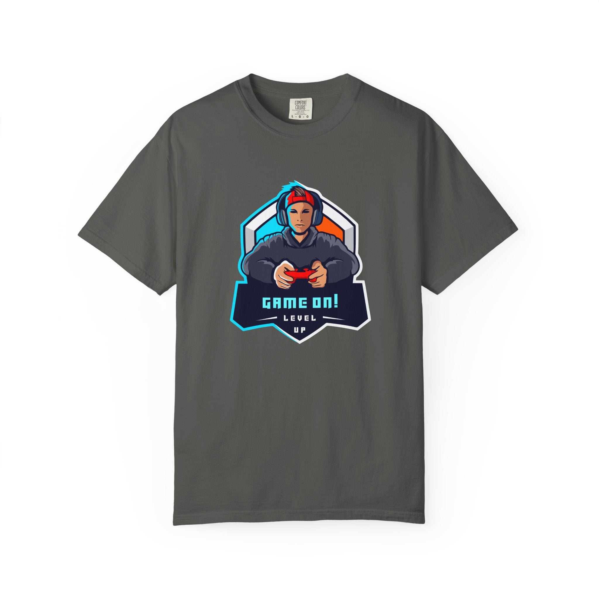 "Game On! Level Up" Graphic Tee Shirt