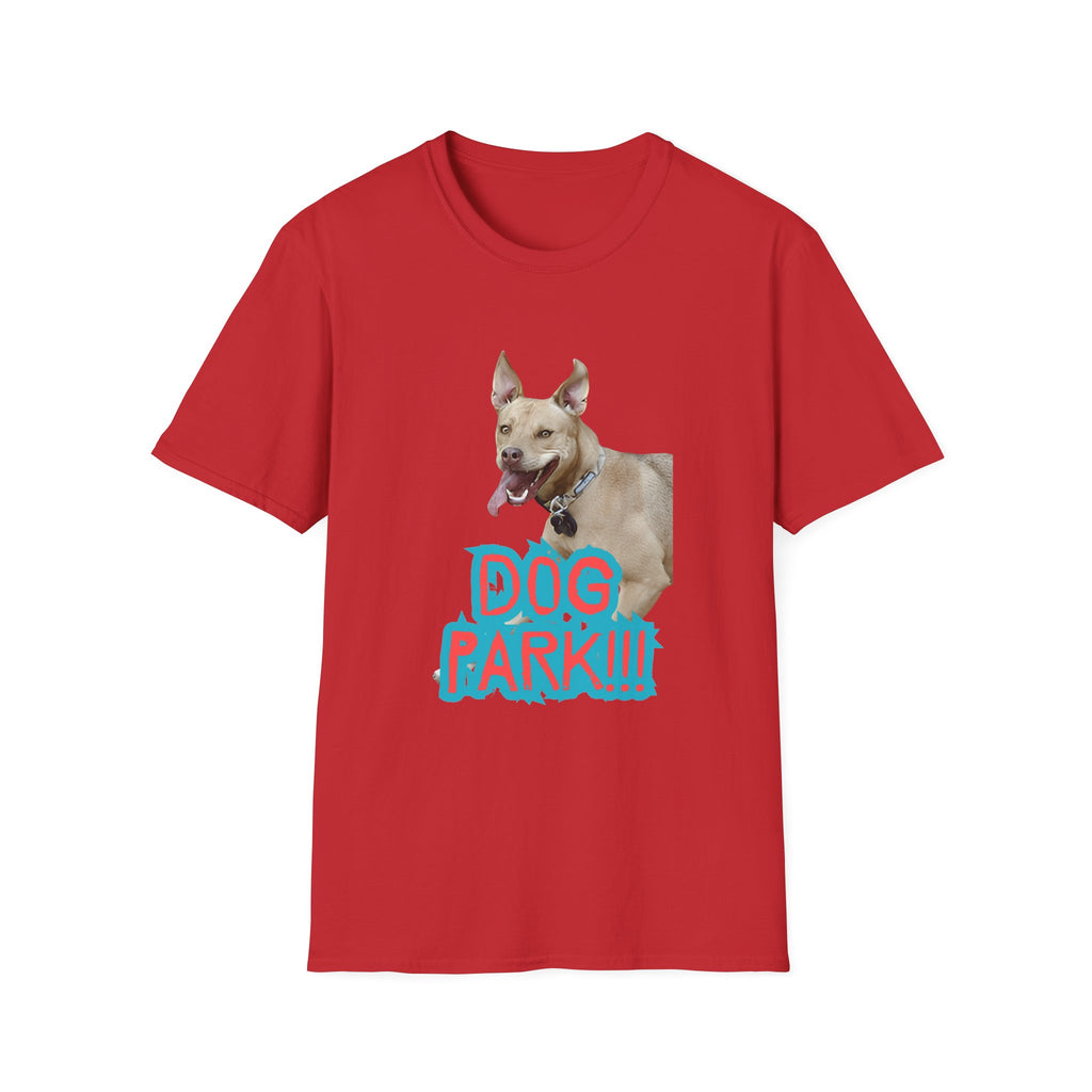 Dog Park Fun Unisex T-Shirt, Dog Lover Gift, Pet Parent Tee, Casual Wear, Dog Owner Humor, Outdoor Adventure Shirt