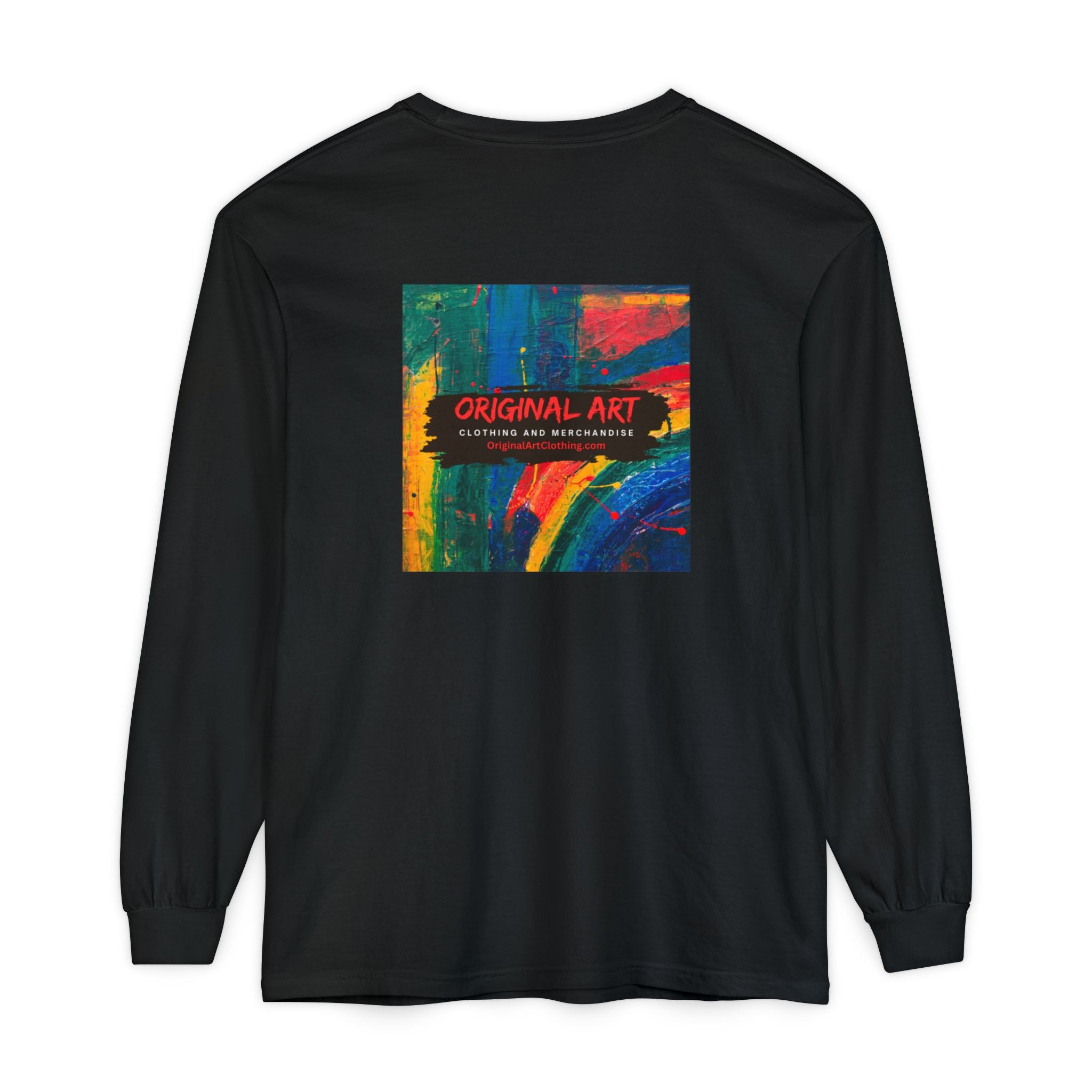 TV News Videographer: Unisex Garment-dyed Long Sleeve T-Shirt