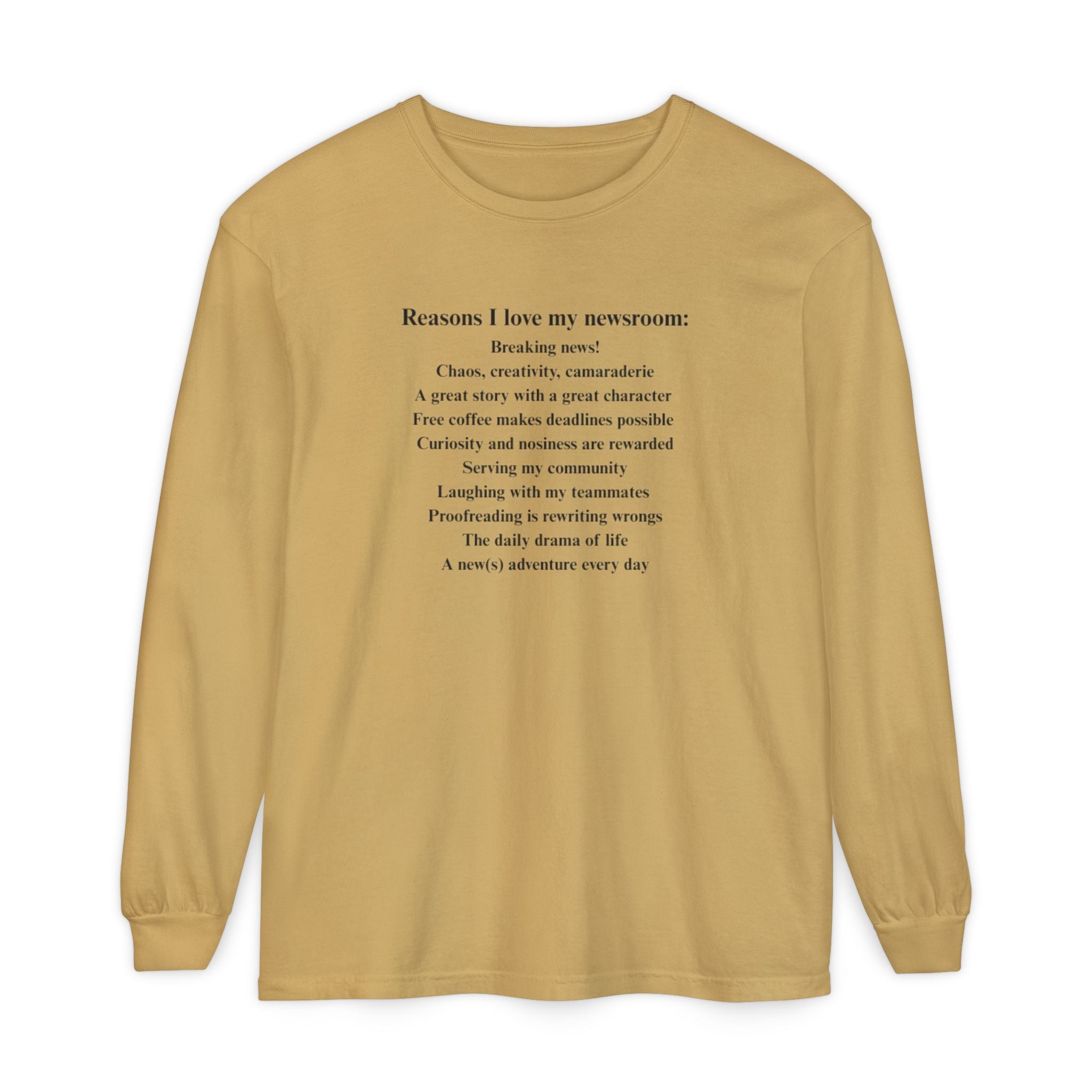 "Reasons I love my newsroom" Fleece Hoodie