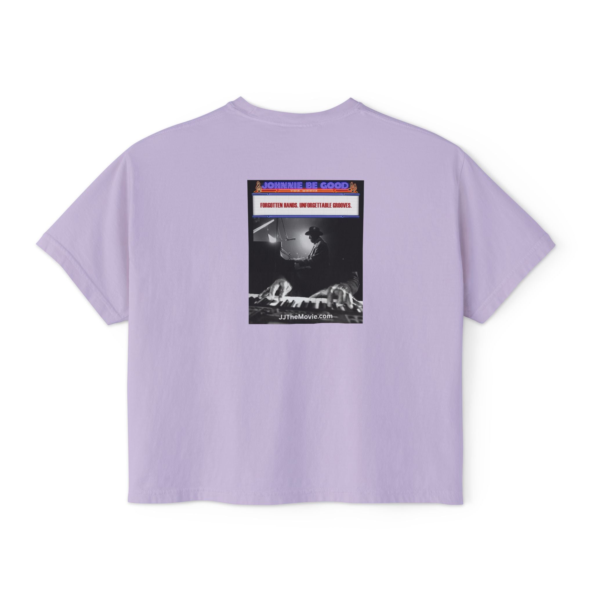 Johnnie Be Good Movie Boxy Tee — 'Johann de Wood' Graphic Tee