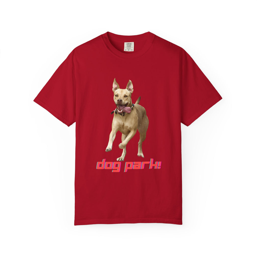 Dog Park Unisex Garment-Dyed T-shirt