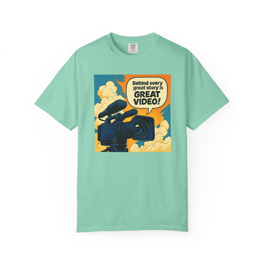 TV News Videographer Unisex Garment-Dyed T-shirt