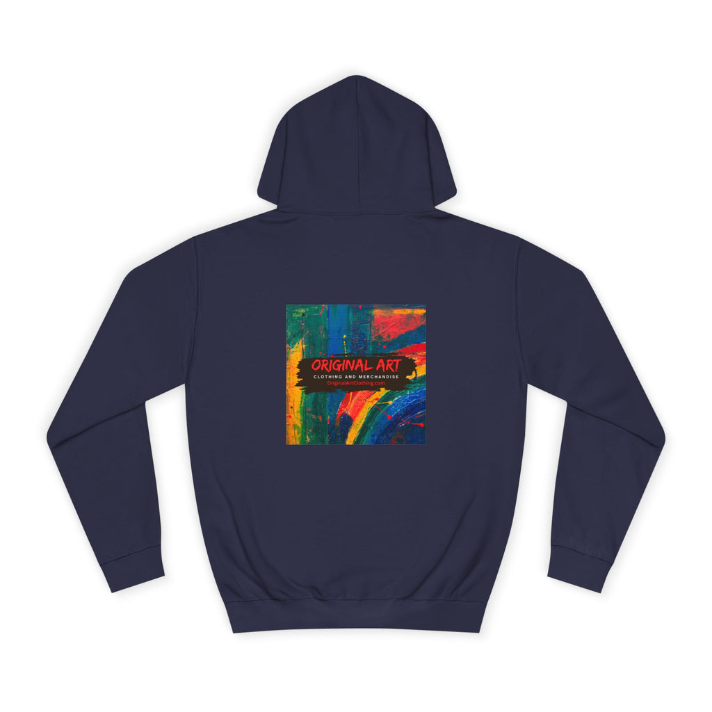 Hoodie — "Deep Thought: My Shelter Dog Rescued Me" Rescue Dog Hooded Sweatshirt