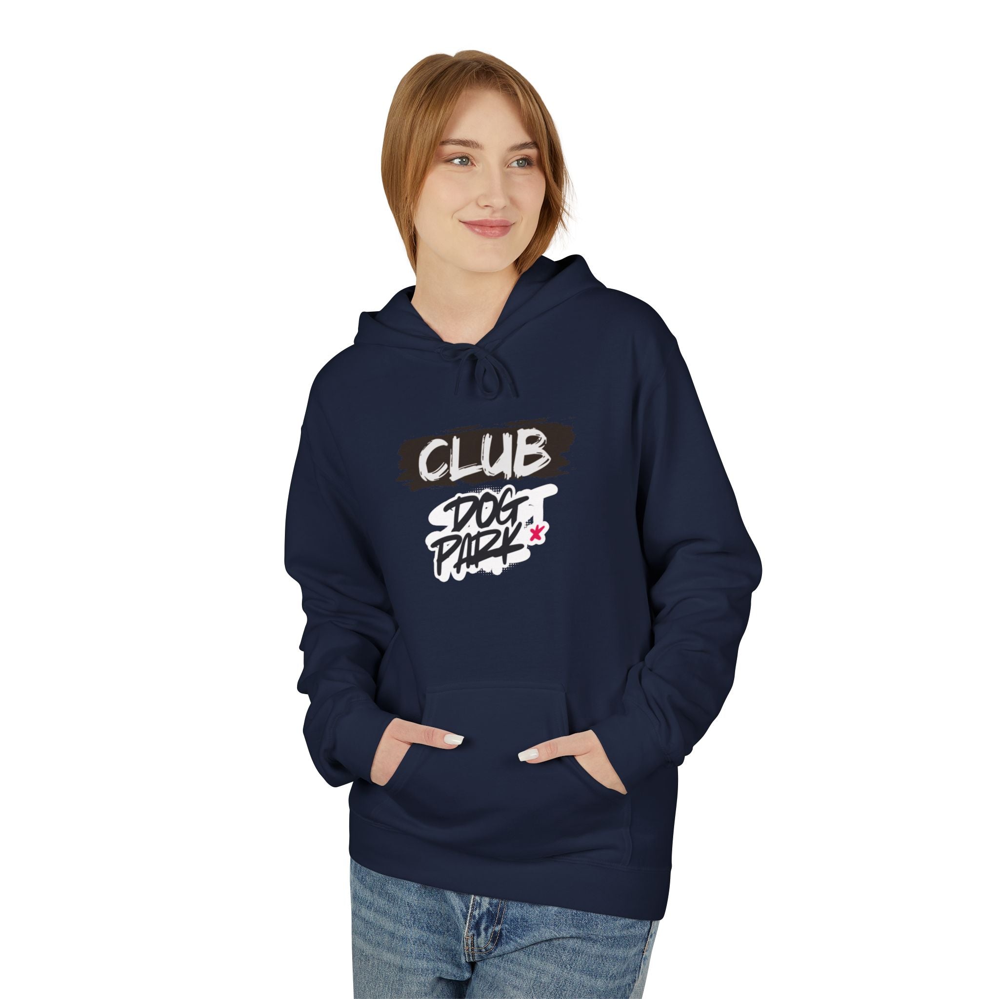 Club Dog Park Unisex Midweight Softstyle Fleece Hoodie