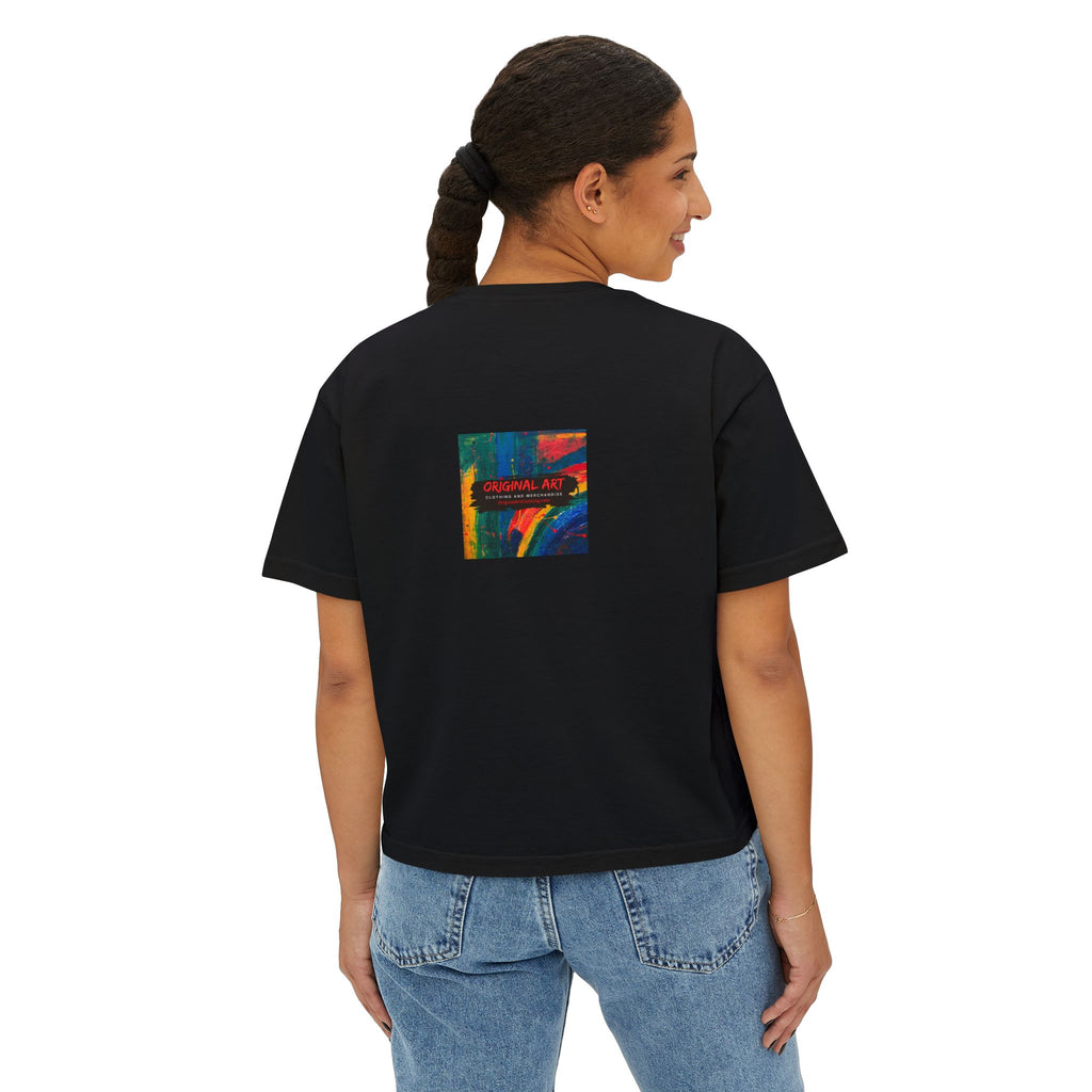 Nurses Superheroes Tee — "Nurses Super Heroes in Scrubs" Women's Boxy T‑Shirt (Casual Gift for Nurses)