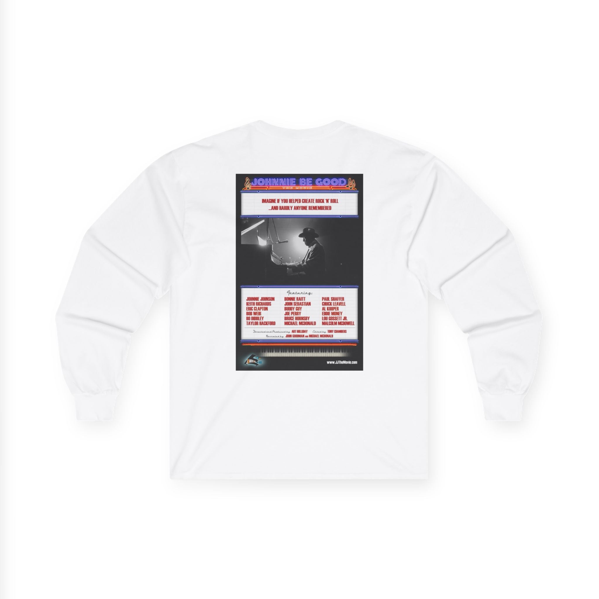 "Johnnie Be Good Documentary" Long Sleeve Tee