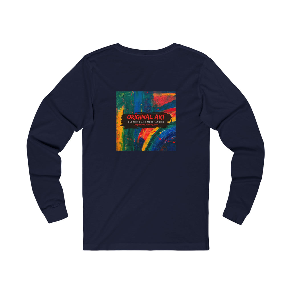 Behind Every Great Story is Great Video - Unisex Long Sleeve Tee, Gift for Filmmakers, Content Creators, Video Lovers, Casual Wear