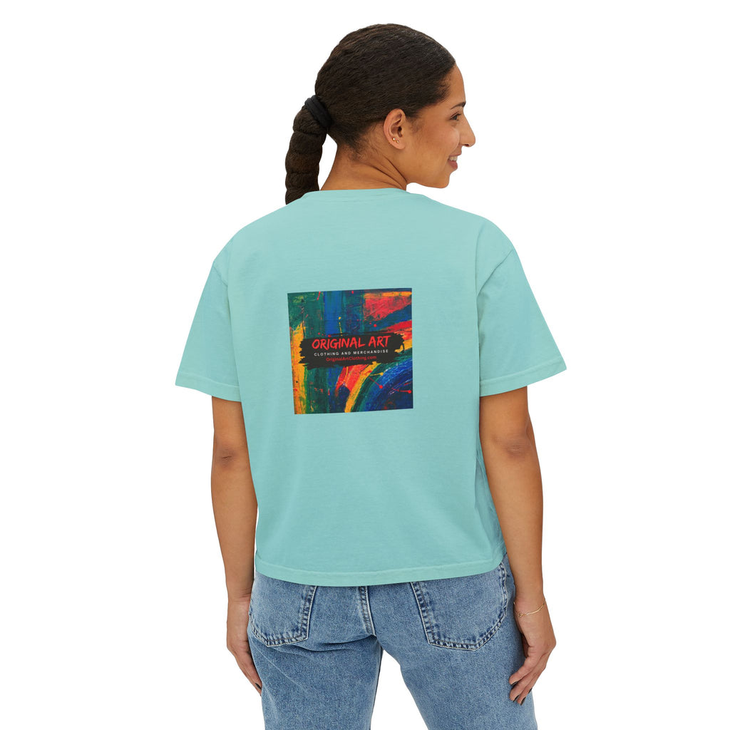 "Reasons I Love My Newsroom" Women's Boxy Tee