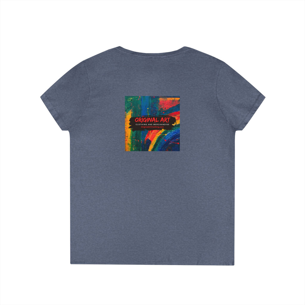 "Behind Every Great Story is Great Video "Camerawoman V-Neck Tee