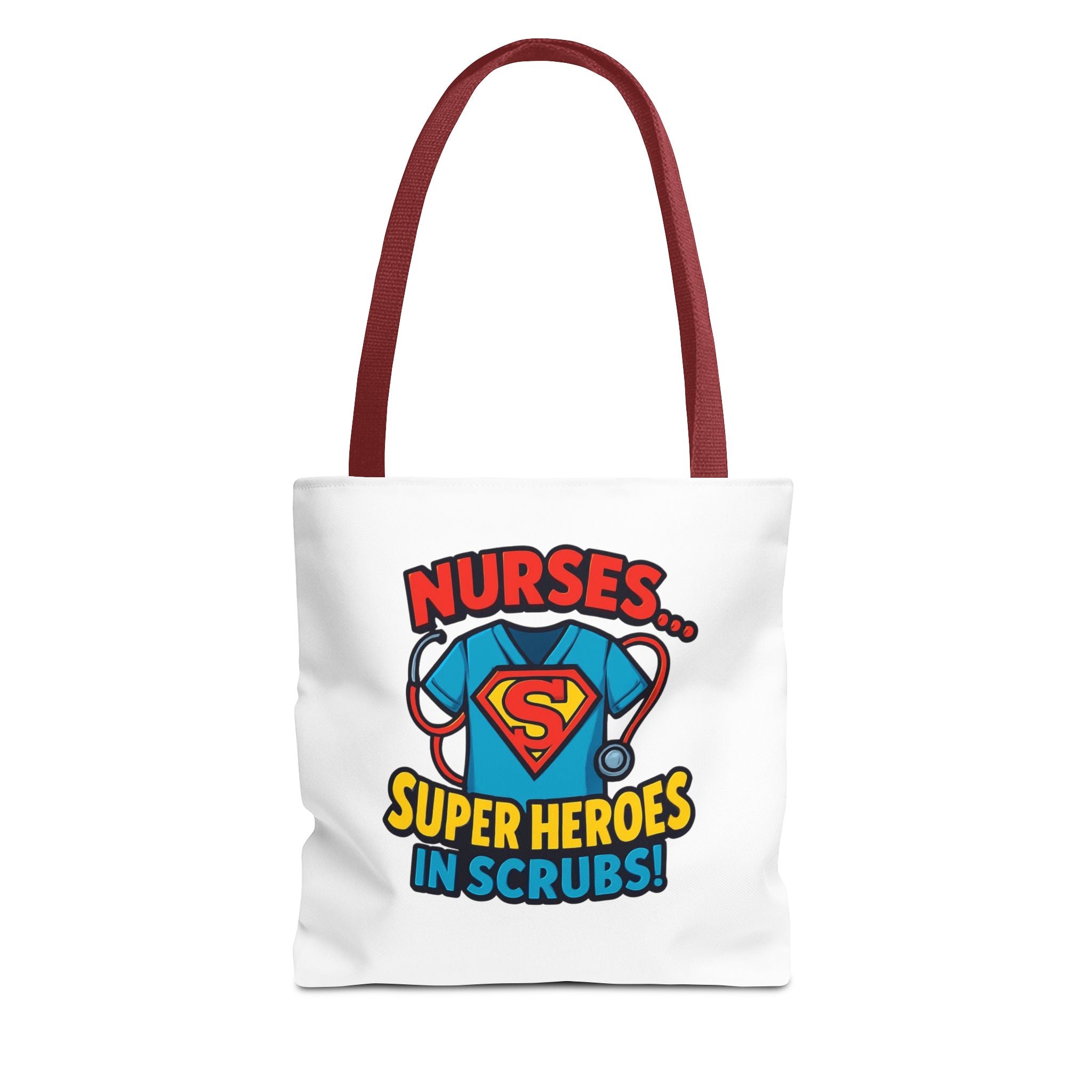 Nurse Tote Bag — "Nurses... Super Heroes in Scrubs" Gift Tote