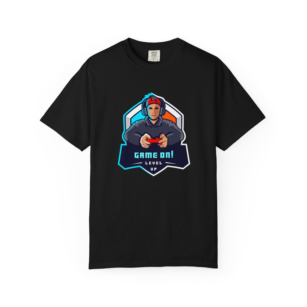 "Game On! Level Up" Graphic Tee Shirt