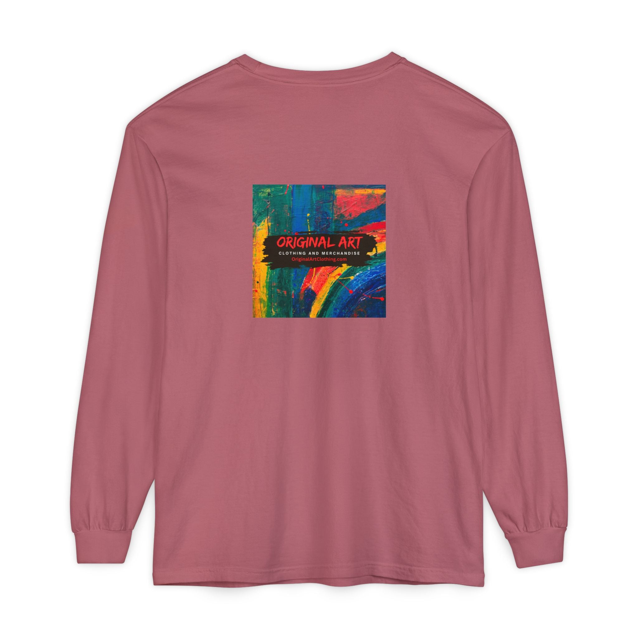 Dog Park Unisex Garment-dyed Long Sleeve T-Shirt
