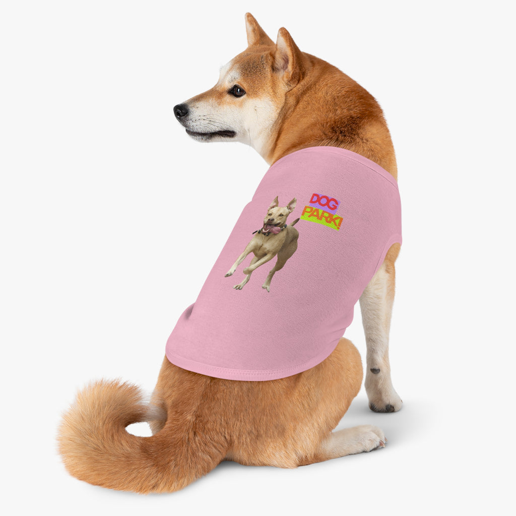 Dog Park Pet Tank Top for Playful Pups, Cute Dog Apparel, Summer Dog Fashion, Pet Birthday Gift, Outdoor Adventure Gear