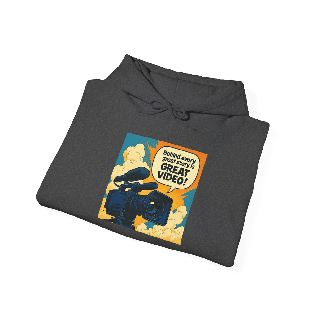"Behind Every Great Video" Graphic Sweatshirt