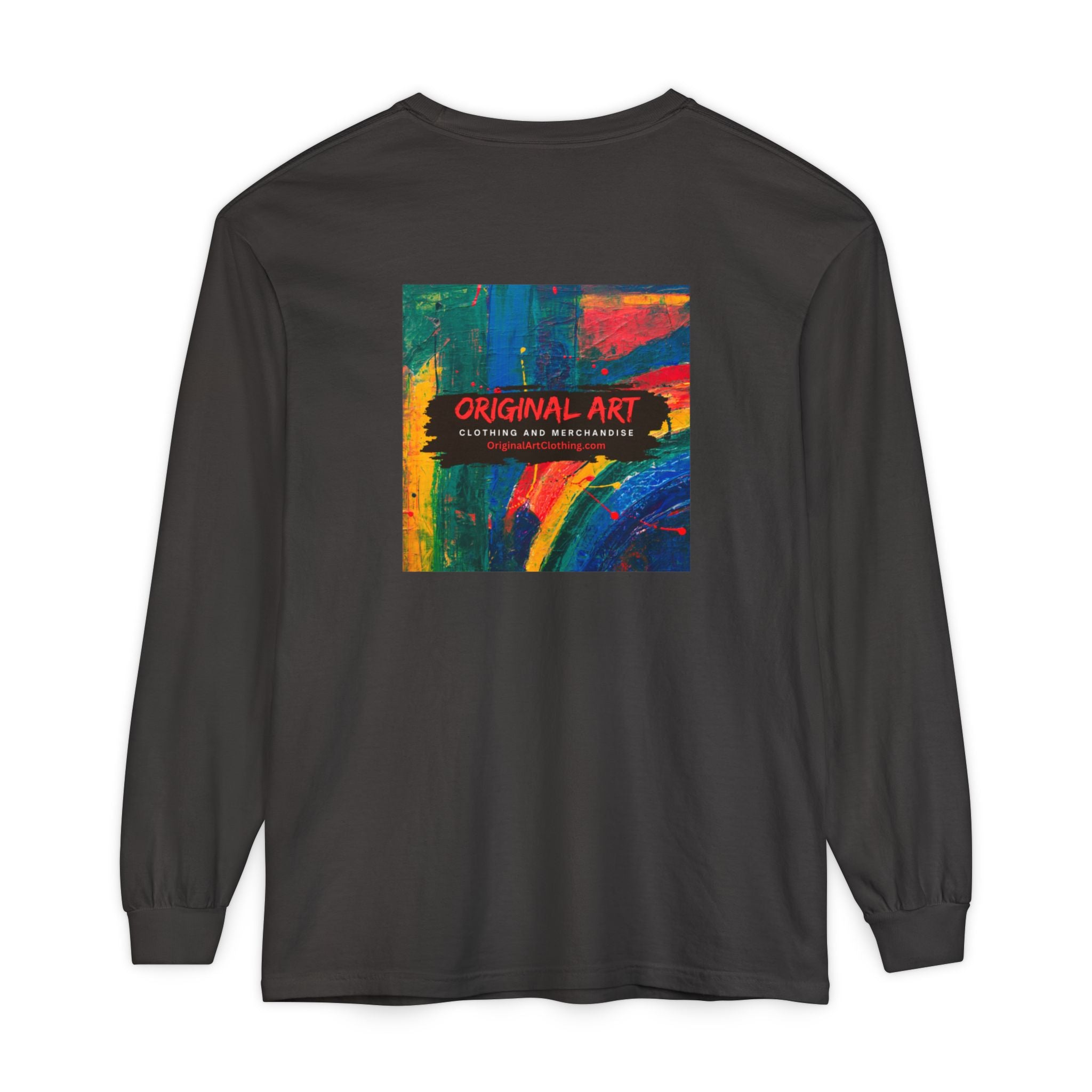 TV News Videographer: Unisex Garment-dyed Long Sleeve T-Shirt