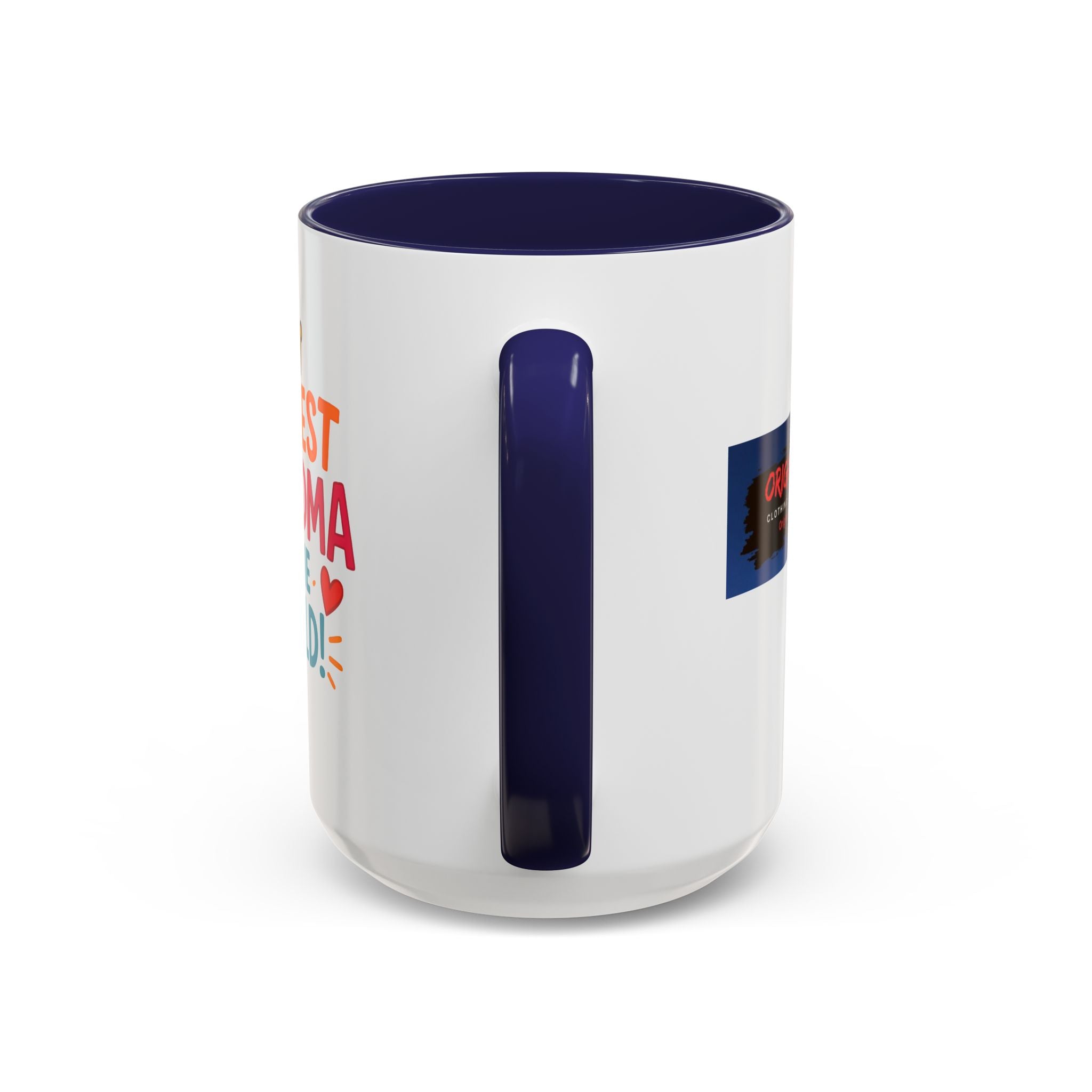 Coolest Grandma in the World Accent Coffee Mug — Fun Gift for Grandmother (11/15oz)