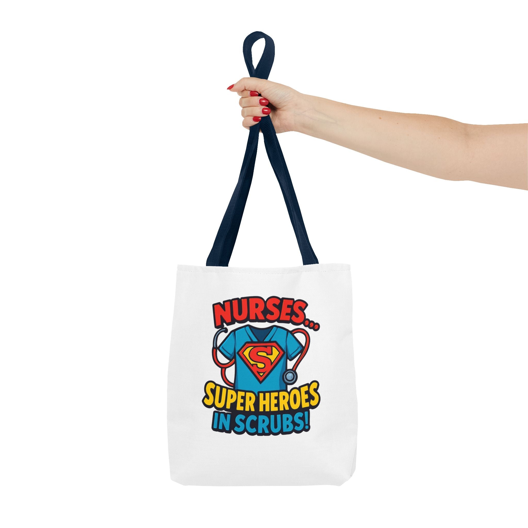 Nurse Tote Bag — "Nurses... Super Heroes in Scrubs" Gift Tote