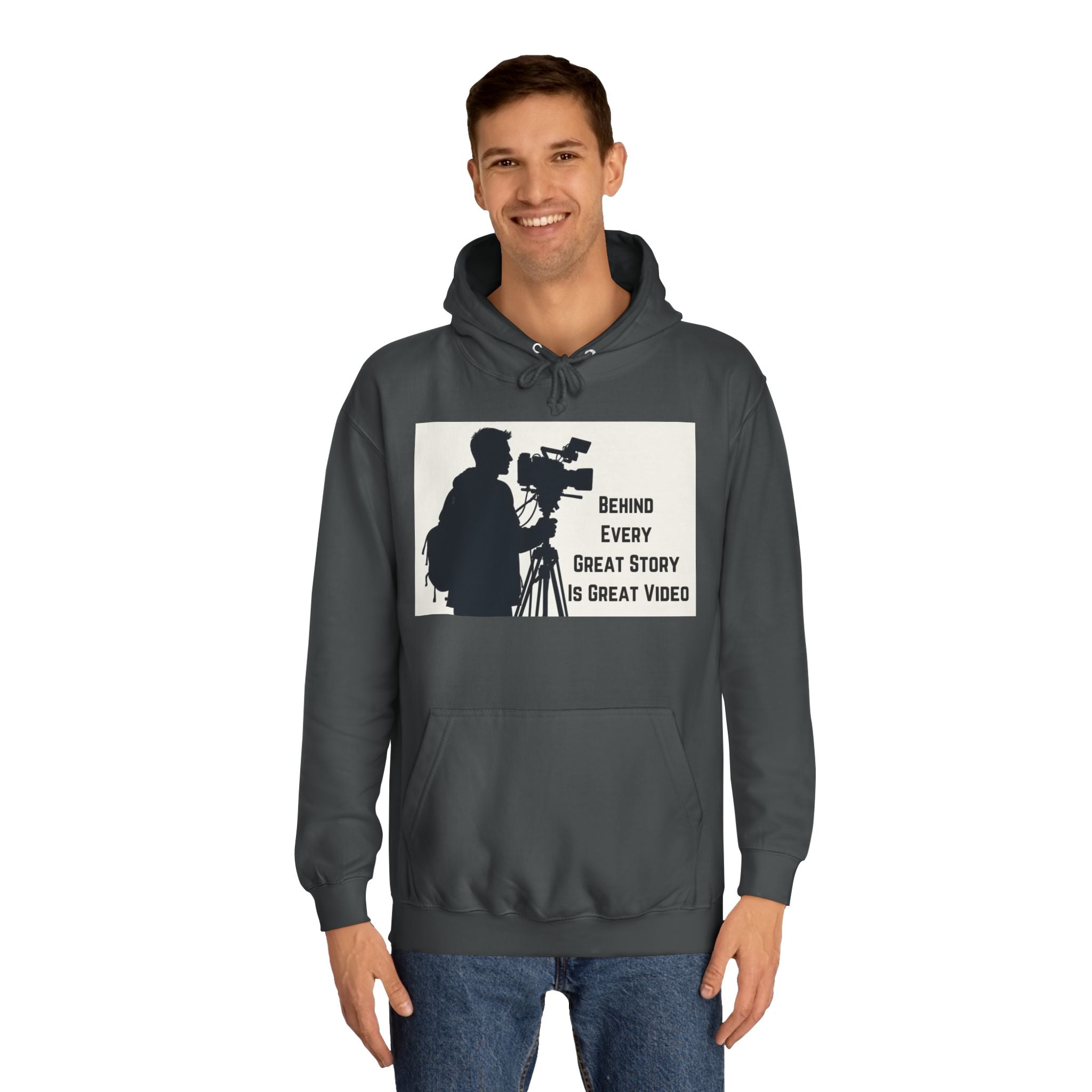 TV News Videographers: Unisex College Hoodie