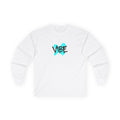 Vibe Long Sleeve Tee, Unisex Cotton Shirt, Casual Wear, Gift for Friends, Everyday Style, Positive Vibes Apparel