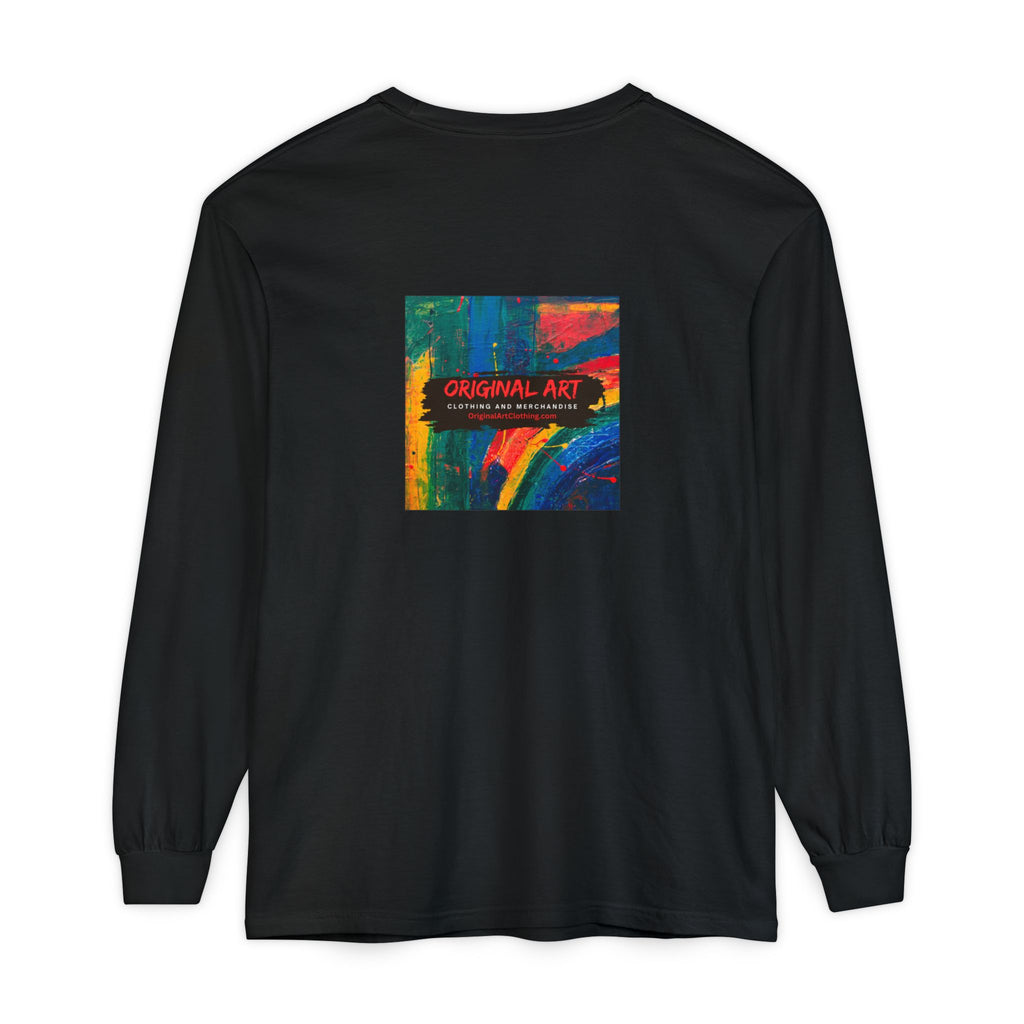 Dog Park Unisex Garment-dyed Long Sleeve T-Shirt