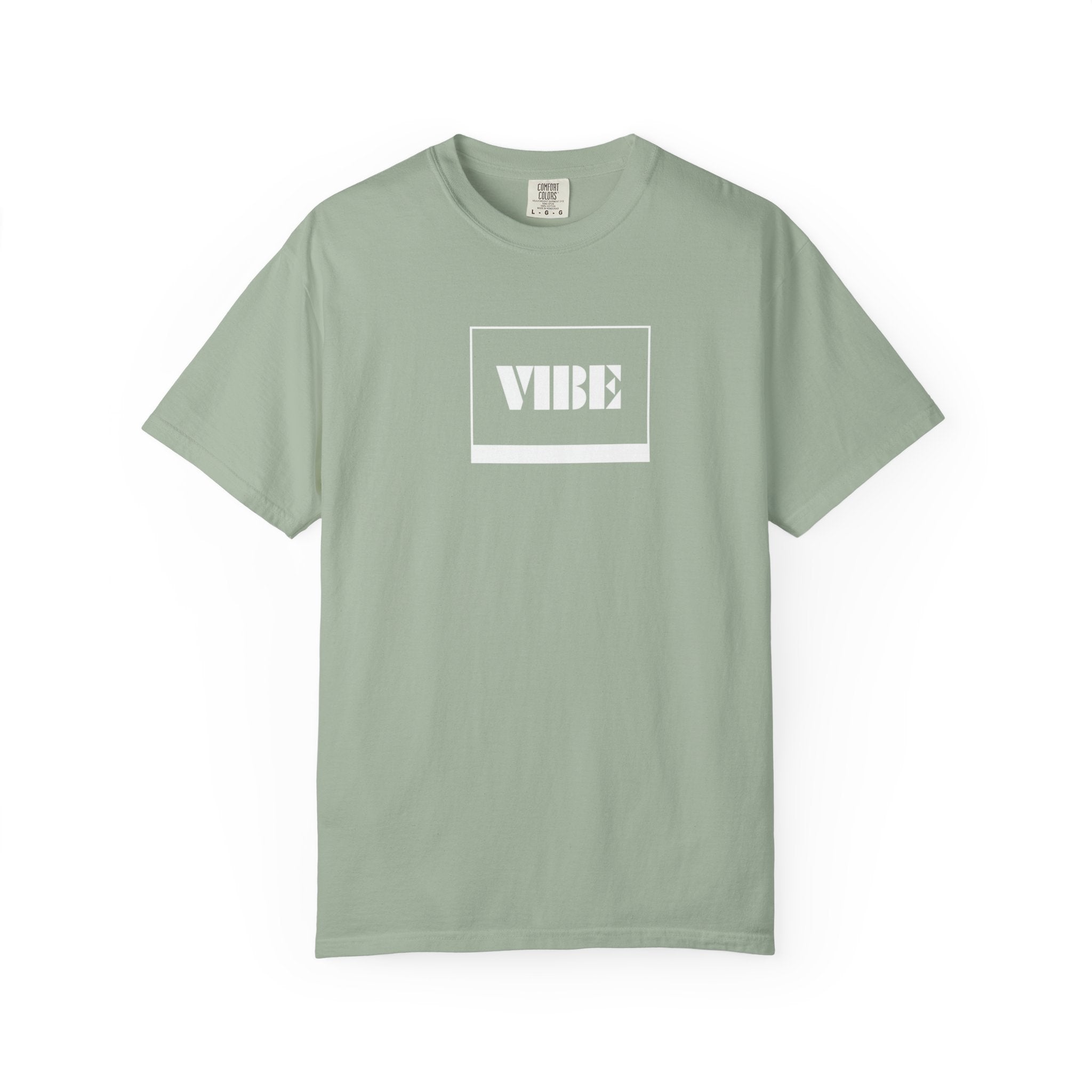 Vibe Unisex Garment-Dyed T-shirt | Casual Wear, Summer Fashion, Gift for Friends, Positive Vibes, Unique Streetwear