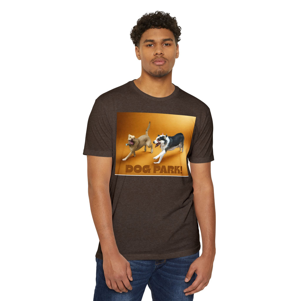 Dog Park Playful Unisex T-Shirt, Pet Lover Tee, Casual Dog Owner Gift, Dog Walking Apparel, Unique Animal Lover Shirt