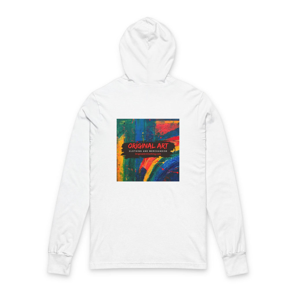 Lightning Prism Hoodie Tee — Retro Rainbow Bolt Graphic Long-Sleeve