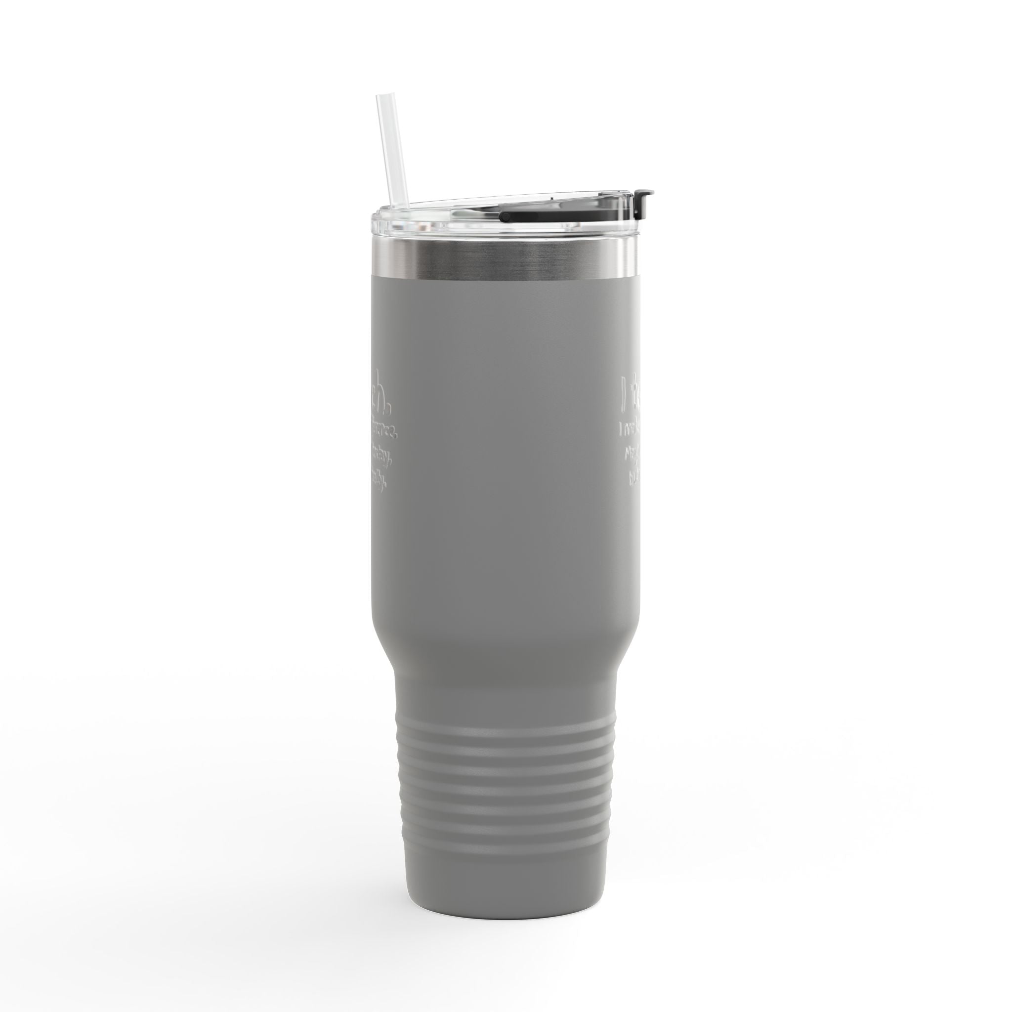 Travel Mug — "I teach. I make a difference. Maybe not today, but eventually." 40oz Insulated Tumbler for Teachers