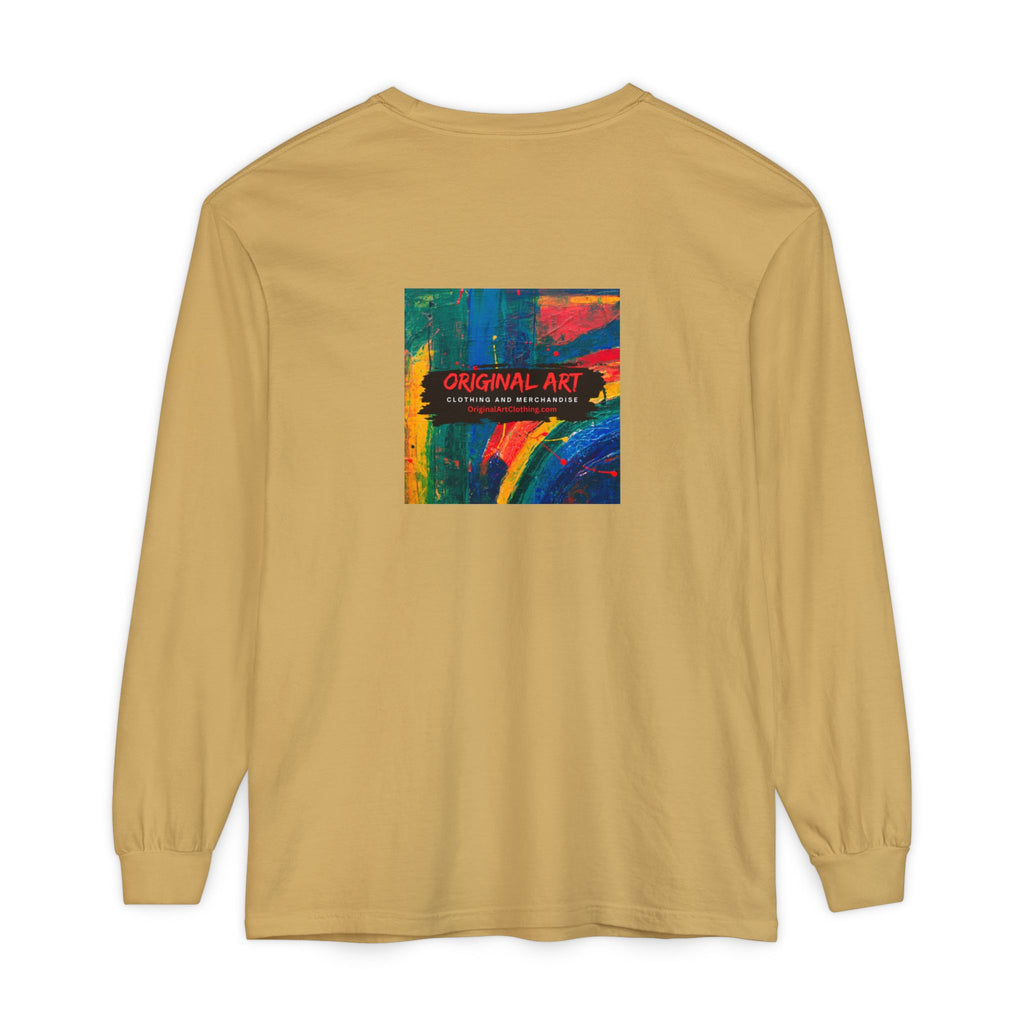 Teacher Long Sleeve Tee — "I teach. I make a difference. Maybe not today, but eventually." — Colorful Back Art